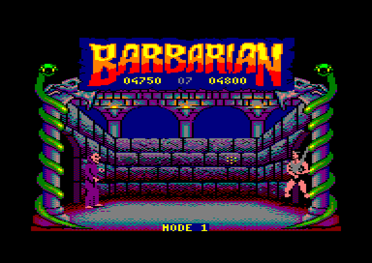 Amstrad CPC, Barbarian