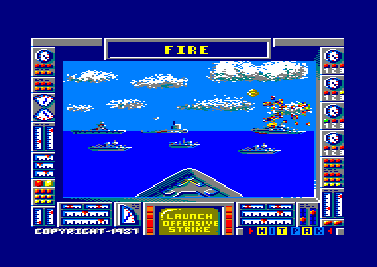Battle Ships, Amstrad CPC