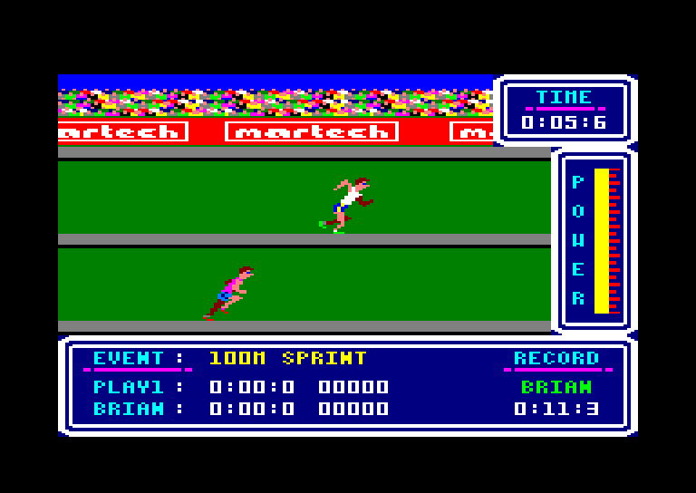 Brian Jacks Superstar Challenge, Amstrad CPC