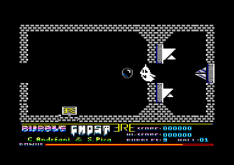 Bubble Ghost, Amstrad CPC