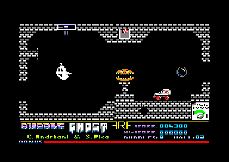 Amstrad CPC, Bubble Ghost