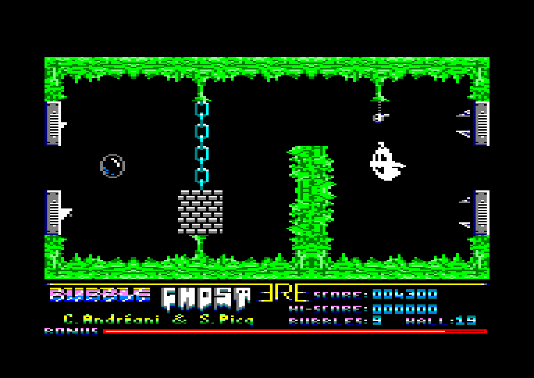 Amstrad CPC, Bubble Ghost