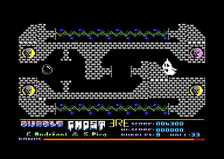 Amstrad CPC, Bubble Ghost