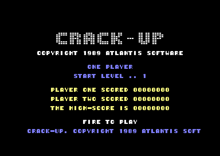 Amstrad CPC, Crack-Up