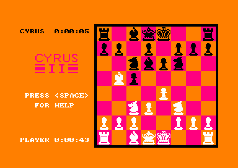 Amstrad CPC, Cyrus II Chess