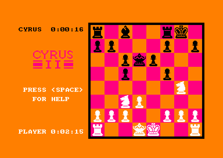 Amstrad CPC, Cyrus II Chess