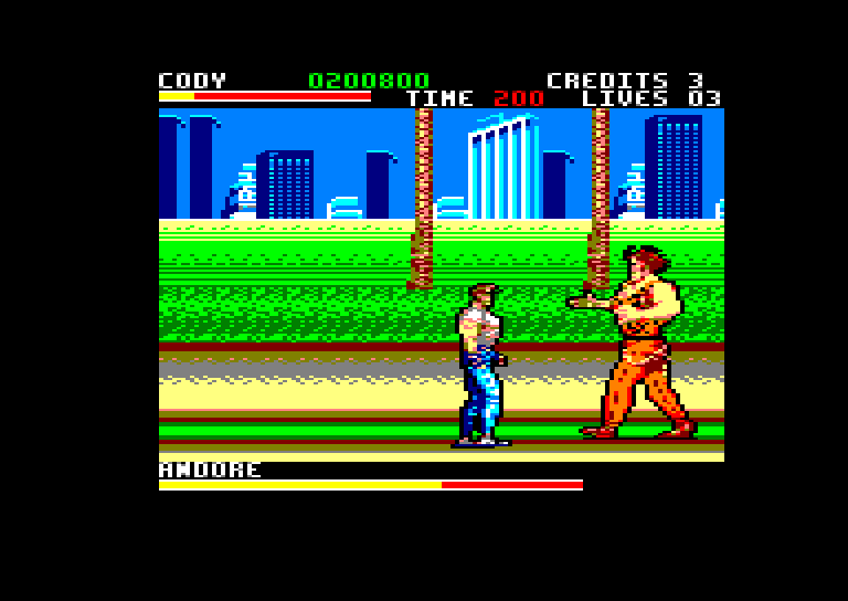 Amstrad CPC, Final Fight