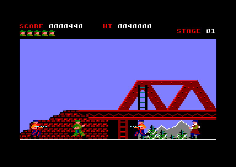 Green Beret, Amstrad CPC