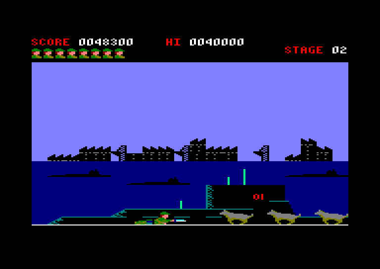 Amstrad CPC, Green Beret