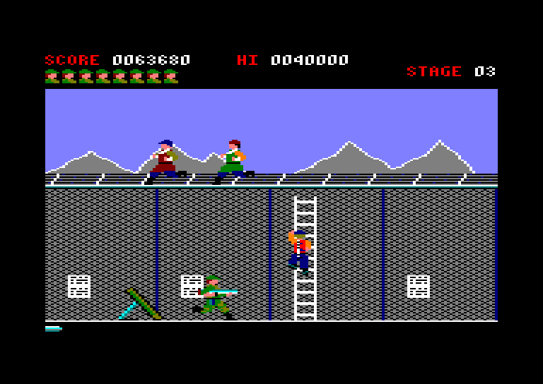 Amstrad CPC, Green Beret