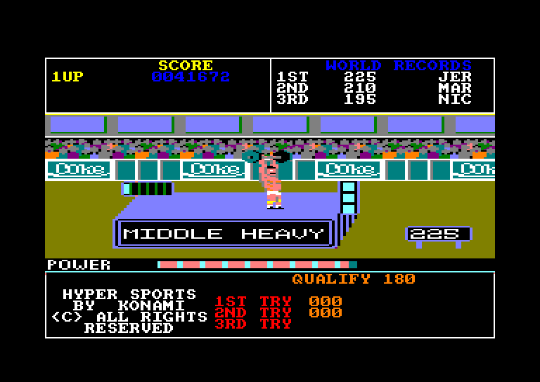 Amstrad CPC, Hyper Sports