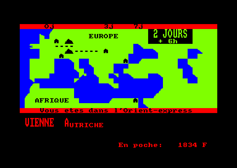 Amstrad CPC, Le Tour Du Monde En 80 Jours