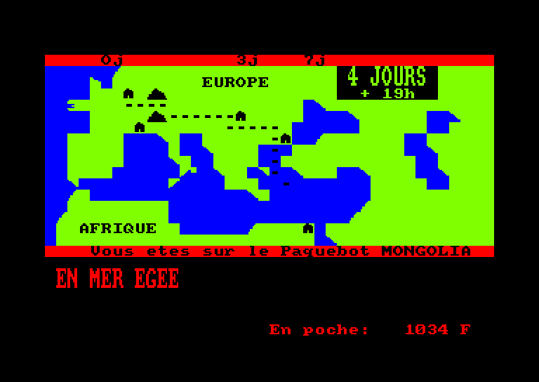 Amstrad CPC, Le Tour Du Monde En 80 Jours