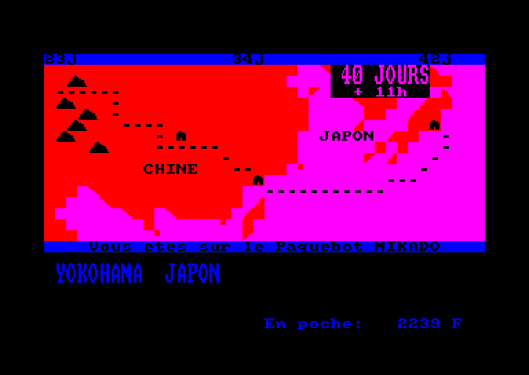 Amstrad CPC, Le Tour Du Monde En 80 Jours