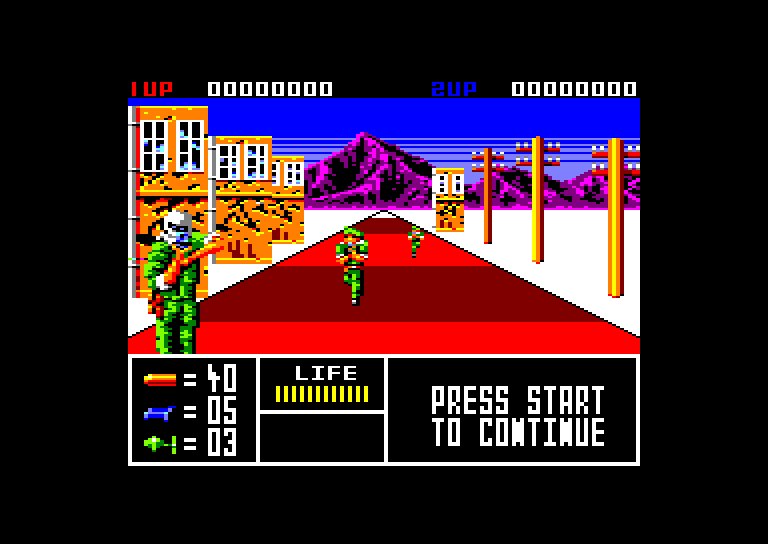 Operation Thunderbolt, Amstrad CPC