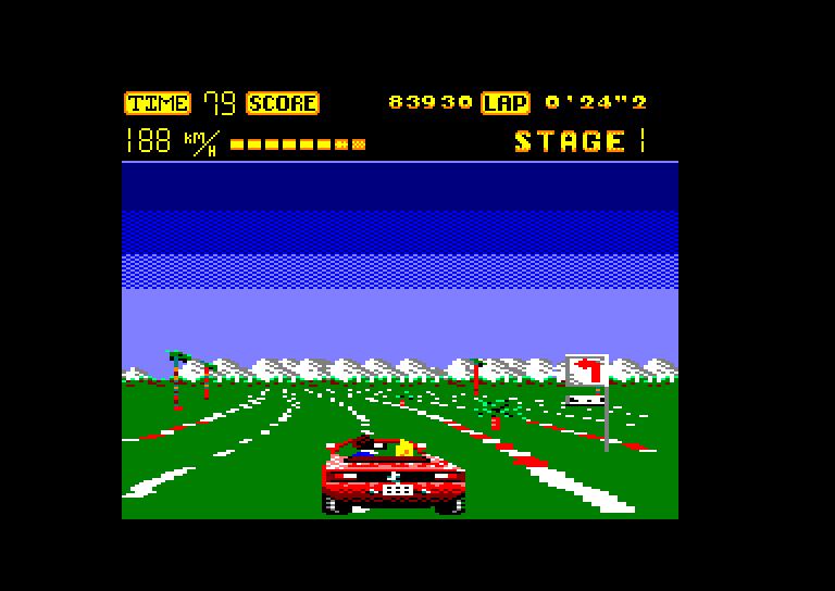 Out Run, Amstrad CPC
