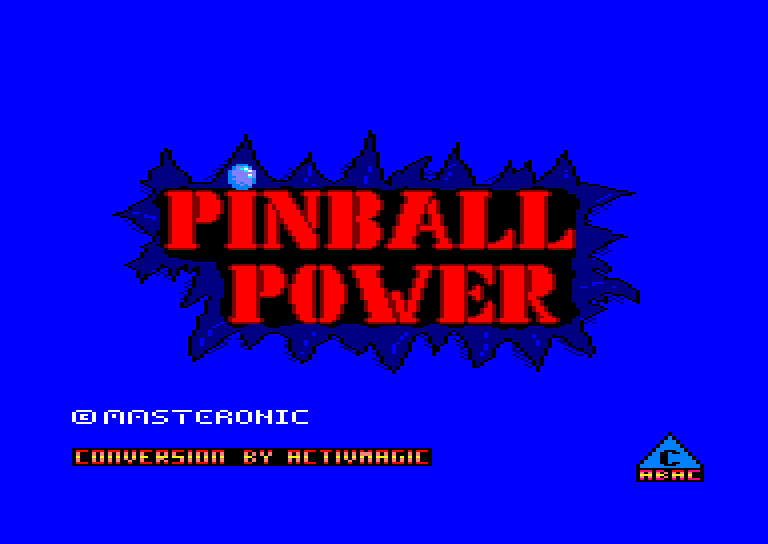 Amstrad CPC, Pinball Power