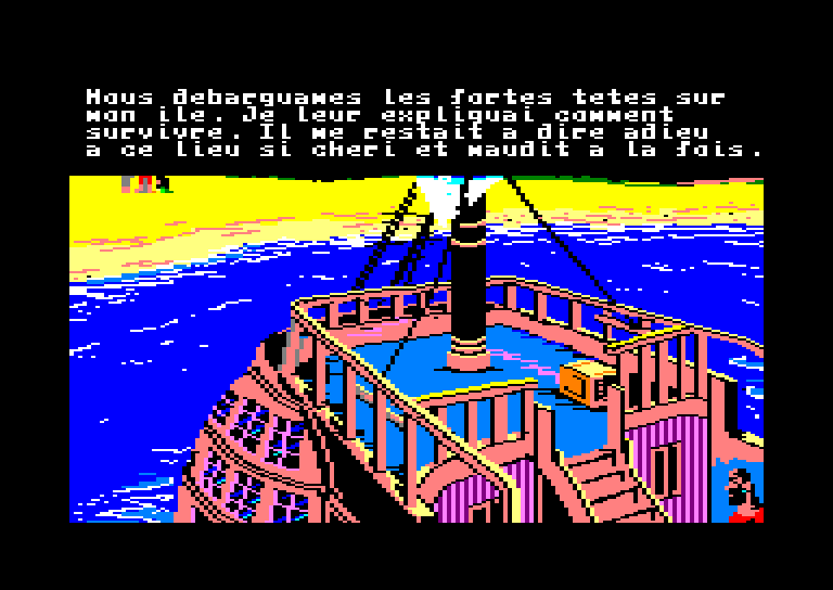Amstrad CPC, Robinson Crusoé