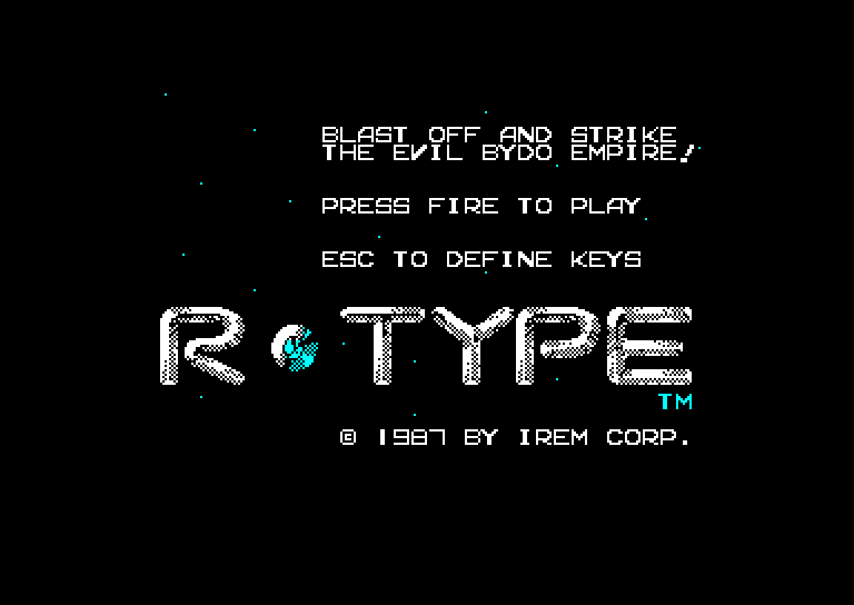 Amstrad CPC, R-Type