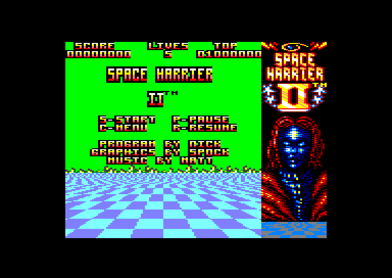 Amstrad CPC, Space Harrier II