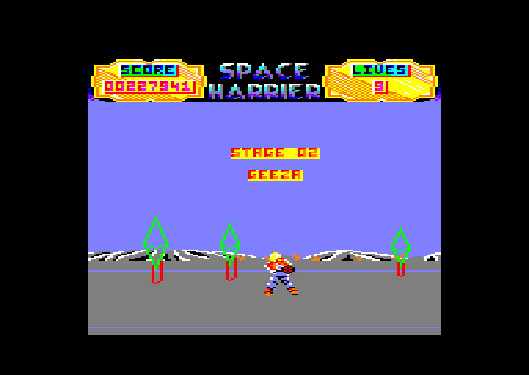Amstrad CPC, Space Harrier