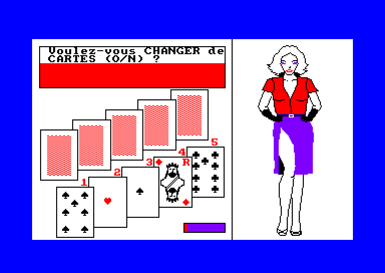 Strip Poker, Amstrad CPC