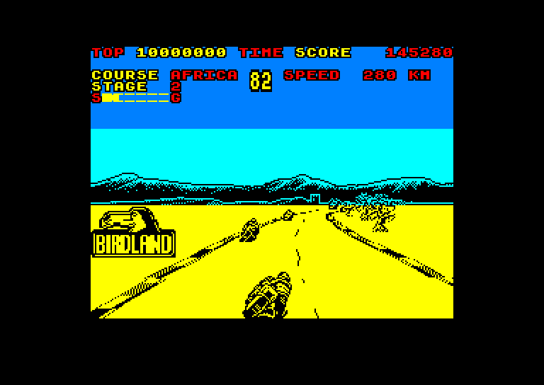 Super Hang-On, Amstrad CPC