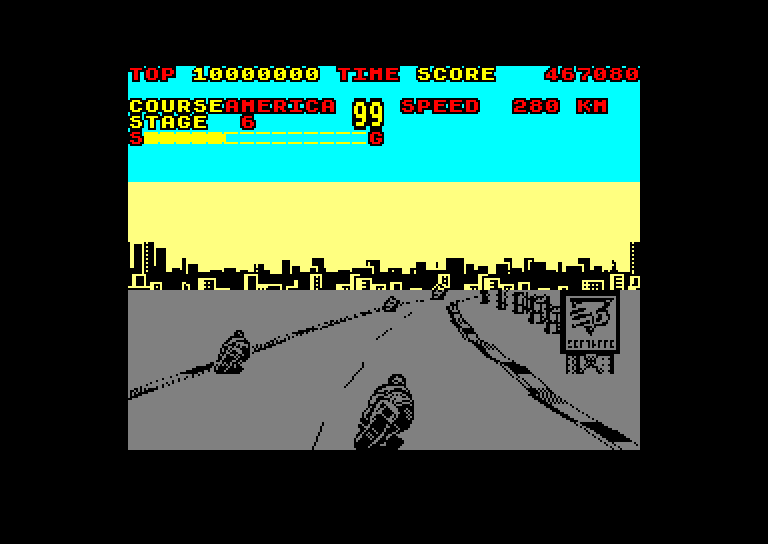 Amstrad CPC, Super Hang-On