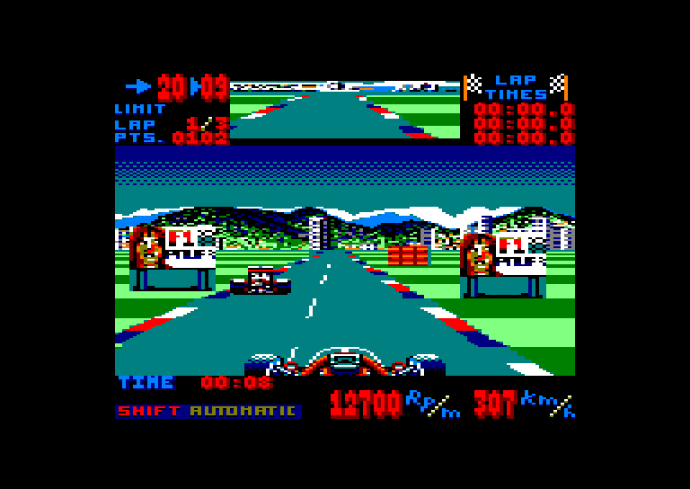 Super Monaco GP, Amstrad CPC