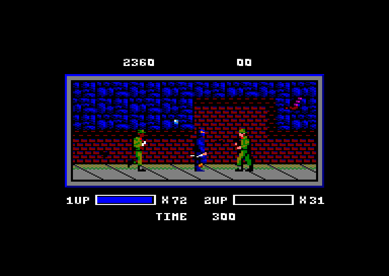 Amstrad  CPC, The Ninja Warriors