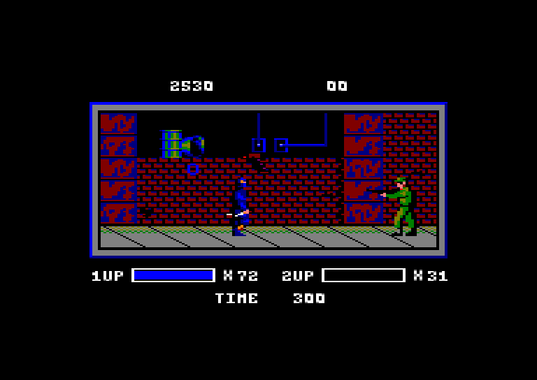 Amstrad  CPC, The Ninja Warriors