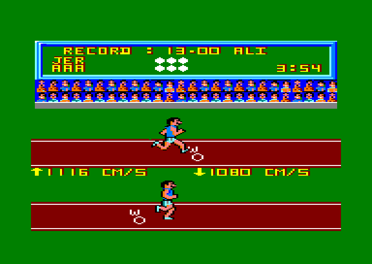 Track & Field, Amstrad CPC