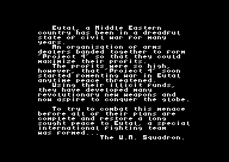 Amstrad CPC, U.N. Squadron