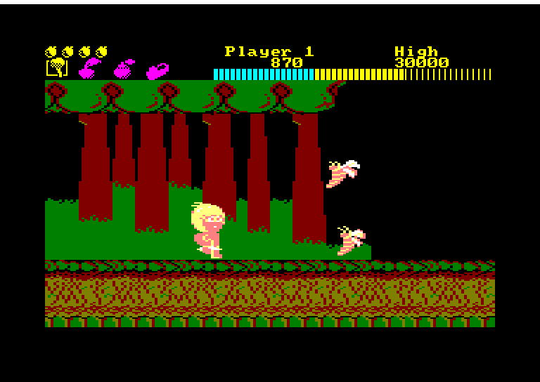 Wonder Boy, Amstrad CPC