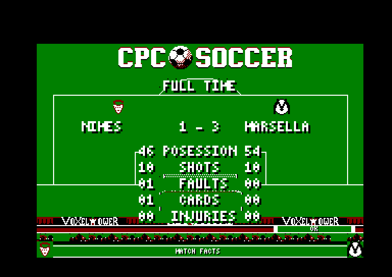 Amstrad CPC, CPC Soccer