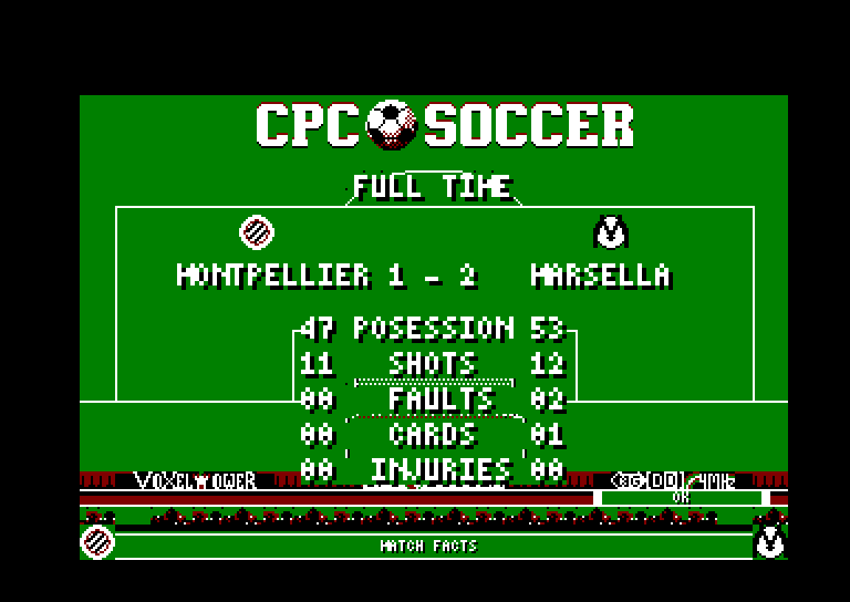 Amstrad CPC, CPC Soccer