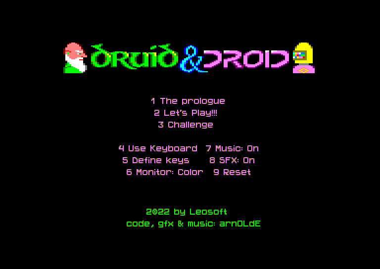 Amstrad CPC, Druid & Droid
