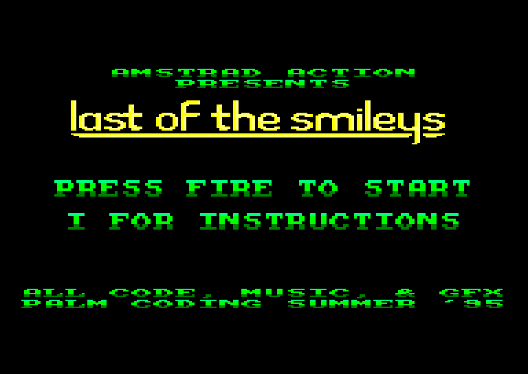 Amstrad CPC, Last Of The Smileys