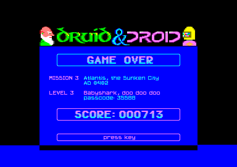 Amstrad CPC, Druid & Droid